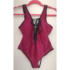 🆕️ NWT Cupshe Plum One Piece Swimsuit